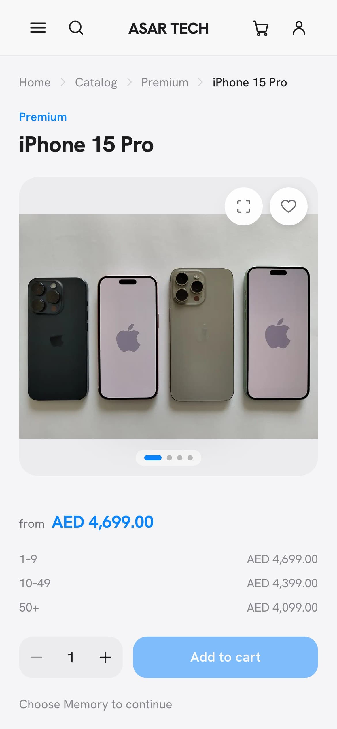 Product — gallery, specs, the ladder